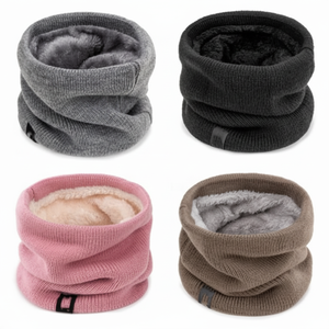 Sciarpa Unisex in pile nera per gli sport invernali per gli uomini e le donne per la bici da Golf altre attività all'aperto - Product Image 1