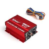 Amplificateur audio stéréo de voiture mini Hi-Fi 2 canaux ZYSY MA-150 avec subwoofer pour moto