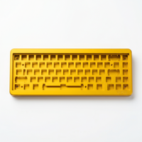 Boîtier de clavier mécanique usiné CNC sur mesure, touches en aluminium anodisé, service d'usinage de haute précision pour clavier DIY