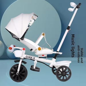 Prezzo di fabbrica nuovo modello Multi-funzione pieghevole 3 ruote per bambini triciclo Trending triciclo per bambini - Product Image 5