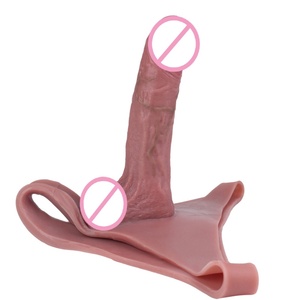 Wholesale SXXY Realistic Penis Sleeve Pants Soft Liquid Silicone Hollow <b>Dildo</b> Pants Wearable,Silicone Penis Pants Hollow <b>Dildo</b> - Product Image 5