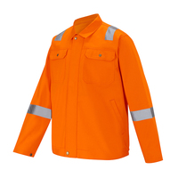 Vêtements de travail techniques réfléchissants en sergé de coton pur, uniforme de sécurité, vêtements de travail de construction, veste de travail avec bandes réfléchissantes
