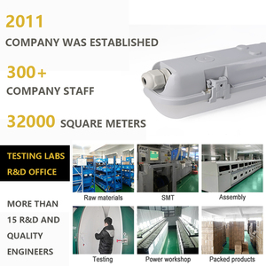 ไฟ LED อุตสาหกรรมแบบ Tri-Proof ความสว่างสูง 18W 36W 40W  พร้อมอายุการใช้งาน 50000 ชั่วโมง มีให้เลือกแบบ PC/ทองเหลือง - Product Image 5