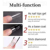 Colle pour patchs d'ongles en gros OEM/ODM, sans douleur, séchage rapide en 3 secondes, zéro stimulation, anti-chute, gel de colle pour ongles