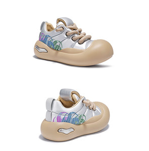Chaussures de marche décontractées légères à semelle épaisse en cuir de vachette, style classique Mario, collection nationale de mode pour couple - Product Image 6
