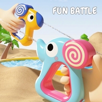 Pistolet à eau HBAOCH avec de grandes oreilles d'animaux, pistolet à eau interactif parent-enfant, jouet d'extérieur pour enfants pour la plage, le bord de mer, la piscine, âges 4-7