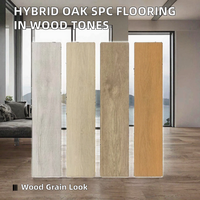 Lantai Vinyl SPC Tahan Air LVP Luxury Vinyl Plank Click Lock Rigid Core Flooring Pemasangan Mudah untuk Dalam Ruangan