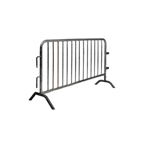Barricadas temporales de Seguridad de Tráfico de acero metálico para control de multitudes, valla de seguridad <span class=keywords><strong>en</strong></span> construcción de tráfico, construcción de edificios - Product Image 1