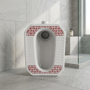 Inodoro de Cerámica MD Orissa de Diseño Artístico, Tamaño Estándar Medio Profundo con Diseño Impreso - Product Image 5
