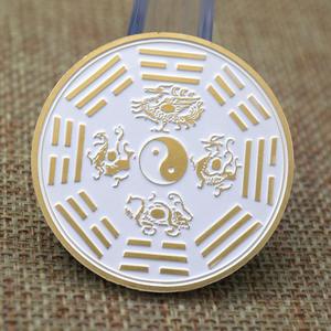 阴阳蝎子24k镀金纪念币奖章 - Product Image 4