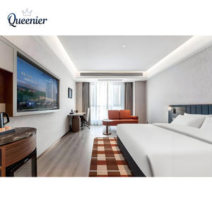 Design moderno 5 stelle camera d'albergo Set <span class=keywords><strong>di</strong></span> mobili letto King Size pannello testiera in legno Hotel camera da letto Set per - Product Image 5