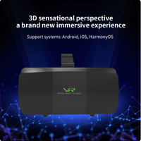 Nouvelles lunettes VR, console de jeu, lunettes 3D, lunettes de réalité virtuelle pour adultes, style lunettes de vue, dédiées aux téléphones mobiles