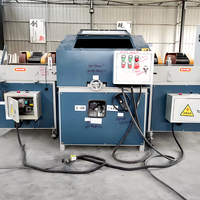 Machine de décapage et de meulage multifonctionnelle à moteur de 3,4 kW 380 V pour tubes en aluminium avec brossage du cercle extérieur