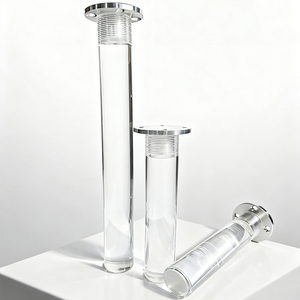 Patas de Muebles de Acrílico Transparente, Soportes Cilíndricos para Gabinetes, para Aumentar la Altura del Mueble de TV o Tocador - Product Image 1