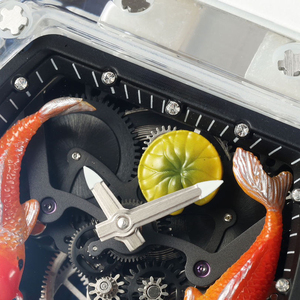 Men's Goldfish Tourbillon Automatic Mechanical <b>Watch</b>, RM Style <b>Rubber</b> Strap Casual <b>Watch</b> - Product Image 3