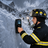 Caméra thermique murale miniature LD-RI PRO 1,6 kg, radar infrarouge double mode 384x288, dispositif de sauvetage portable multi-cibles haute précision IP67