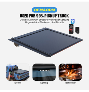 Couvercle rigide rétractable 4x4 Zolionwil avec couvercle de tonneau de feu stop <span class=keywords><strong>pour</strong></span> Crew Max 5.5 5.7 2014 2016 2020 2024 toyota tundra - Product Image 6