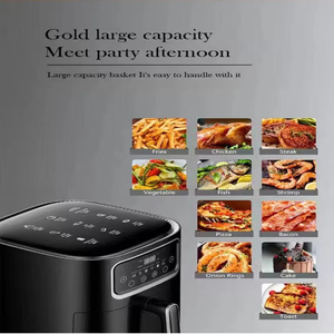 Vente en gros Livraison rapide Friteuses à air Bon marché Grande capacité Smart Commercial Hot Nouveau Digital Friteuses à air rose Fours 10l - Product Image 5