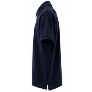 Polo pour homme bleu marine uni, en coton doux, coupe classique, col chemise, idéal pour le golf, le bureau, la gym et les activités quotidiennes - Product Image 3