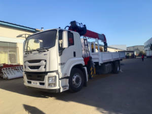 מוצר חדש 7טון <span class=keywords><strong>8ton</strong></span> 10ton הידראולי טלסקופי בום רכוב מנוף 1 סוזו גיגה 4 x2 משאית מטען עם מנוף - Product Image 6