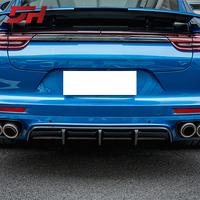 Vente Flash : Ensemble de lèvres arrière SD améliorées avec lame en fibre de carbone pour Porsche Panamera 971 (modèles 2017 et plus)