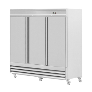 Congélateur industriel robuste en acier inoxydable à 4 portes avec tiroirs, équipement de réfrigération de cuisine vertical <span class=keywords><strong>ventilé</strong></span> - Product Image 2