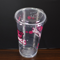 Échantillon Gratuit – Gobelets en Plastique PET Transparents Personnalisables avec Logo, 12, 14, 16, 18, 20, 24 oz, pour Café Glacé, avec Couvercles à Boire Sans Paille