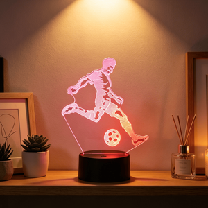 Eco-Friendly Sports Patterns Colorful Base <b>Light</b> Arbitrary Shapes with Soft Glow <b>LED</b> for Kids Room Decoration Sphere Night <b>Light</b> - Product Image 1