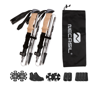 Bâtons de randonnée et de trekking pliables TREK-Z-Support d'équilibre pour personnes âgées, femmes et hommes, 2 pièces par ensemble - Product Image 5