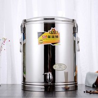 Baril isotherme en acier inoxydable 55L – Garde au chaud/au froid pour distributeur de thé au lait ambulant et distributeur d'eau chaude