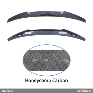 Aileron arrière style M4 en fibre de carbone nid d'abeille pour A5 B8 B8.5 Coupé 2 portes 8T3 2007-2017 - Product Image 2
