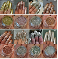Pigments de maquillage permanent HOT pour rebranding, marque privée, effet poussière de fée, diamant scintillant, pigments de fard à paupières duochrome en vrac