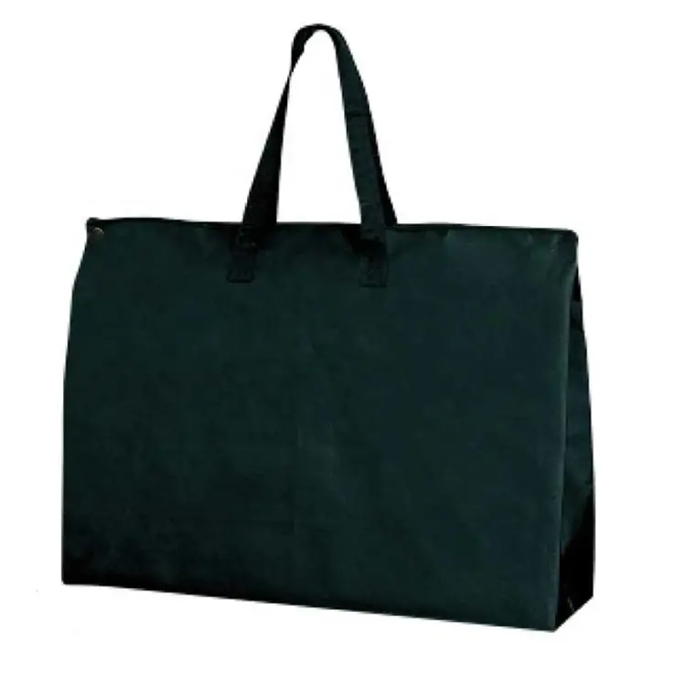 مخصصة قابلة لإعادة الاستخدام دائم سعة كبيرة حقيبة حمل PP غير المنسوجة البريدي حقيبة تسوق مع سحاب