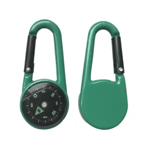 Nieuw Product Aanbeveling Zwart Wandelkompas Thermometer Multifunctioneel Kompas Carabiner Kompas