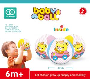 Jouet pour bébé en peluche en forme de cloche de lapin de 4 pouces, boule en <span class=keywords><strong>coton</strong></span>, universel intérieur/extérieur, apaisant, à saisir, silencieux, unisexe, sac en filet - Product Image 6