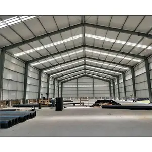 Prefabricated Ready Made Steel Structure Warehouse Building For Food Factory