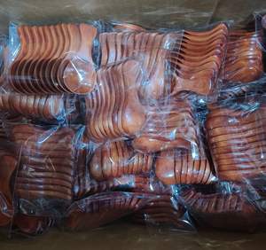 Petites Cuillères en Bois Mini Condiments Sucre Assaisonnement <span class=keywords><strong>Sel</strong></span> Miel Cuillère à Café Thé Confiture Moutarde Glace Cuillères en Bois - Product Image 6