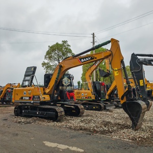 Excavadora de cadenas SANY SY155C Pro usada, 15 toneladas, motor Isuzu original, buen estado, excavadora mediana, maquinaria de construcción en venta - Product Image 4
