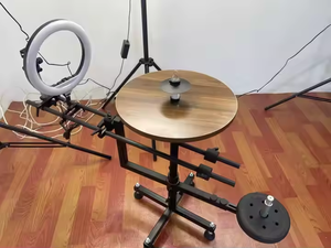 <strong>360</strong> Photography Turntable Rotating Horizontal Vertical Platform <strong>Photo</strong> <strong>Booth</strong> Panoramic Photography Video Display Stand Turntable - Product Image 6