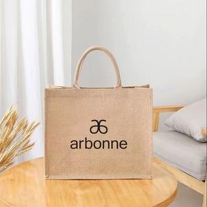 Túi tote bằng vải bố tự thiết kế bán buôn, kiểu gấp, khóa kéo, quai xách dây dài, hàng OEM, quà tặng, túi mua sắm - Product Image 1