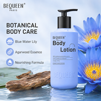 Lotion Corporelle Parfumée OEM ODM 260g Crème Hydratante Corps Nénuphar Bleu Égyptien 24H Longue Durée Parfum Lavande Barrière Cutanée