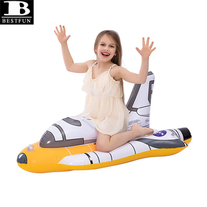 Heavy Duty PVC Gonflable <span class=keywords><strong>NASA</strong></span> <span class=keywords><strong>Navette</strong></span> Spatiale Piscine Ride-on Flotteur Durable D'été Piscine D'eau Rider Jouets pour Enfants - Product Image 2