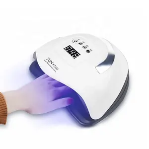Lidan 180W UV LED Lamp SUNX7 MAX Gel Polish Curing Light Bottom LCD Display Dual Timer Nails Dryer Tools