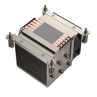COOLSERVER 1700-2UR65 LGA1700 CPU Type 5 Heat Pipe High-Power Copper Aluminum Server Radiator Air Cooler pour serveur 2U TDP 220W