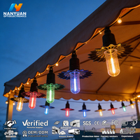 Guirlandes lumineuses LED étanches IP65 de haute qualité, résistantes aux chocs, pour l'extérieur, le patio, les fêtes et les vacances