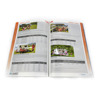 Impression de catalogues de produits avec reliure parfaite, imprimeurs chinois