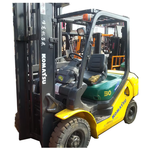 Premium Used Komatsu FD30 Forklift 3 Ton Diesel with <b>Side</b> Shifter and High Efficiency for Warehouse 4.5 meters high - Product Image 1