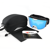Système de verrouillage latéral magnétique pour lunettes de ski/snowboard homme/femme, anti-buée, protection UV 100%, personnalisable pour le ski et la motoneige