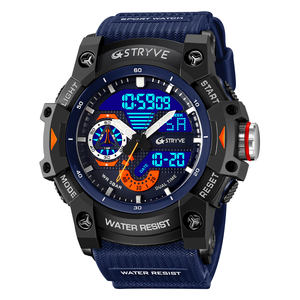 Nuovo <span class=keywords><strong>Orologio</strong></span> STRYVE da <span class=keywords><strong>Uomo</strong></span> Digitale a LED <span class=keywords><strong>Bianco</strong></span> Trasparente Fashion Cool Sportivo da Esterno Impermeabile e Resistente agli Urti 8029 - Product Image 6