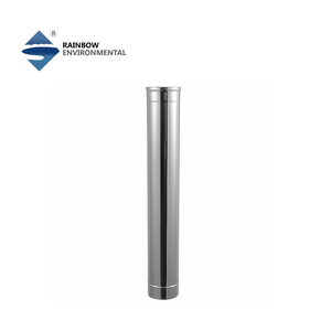 Tuyau de <span class=keywords><strong>cheminée</strong></span> en acier inoxydable à double paroi isolé de 4 pouces Rainbow Chimney avec garantie de 5 ans pour cuisinière à gaz - Product Image 4